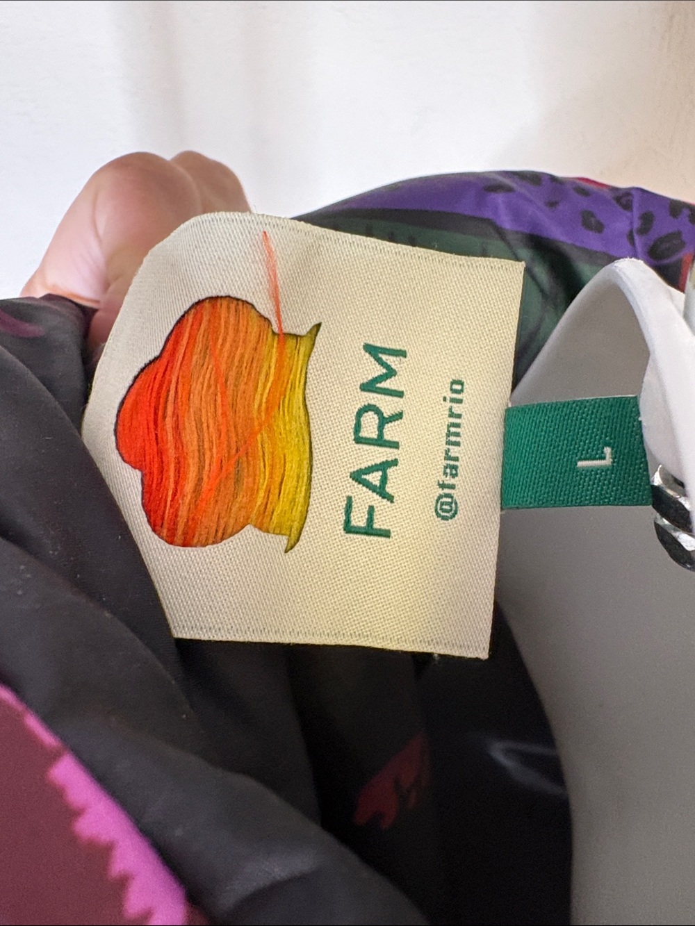 FARM Rio Vibrant Multicolor Patchwork Quilted Puffer Jacket - Picture 2 of 5